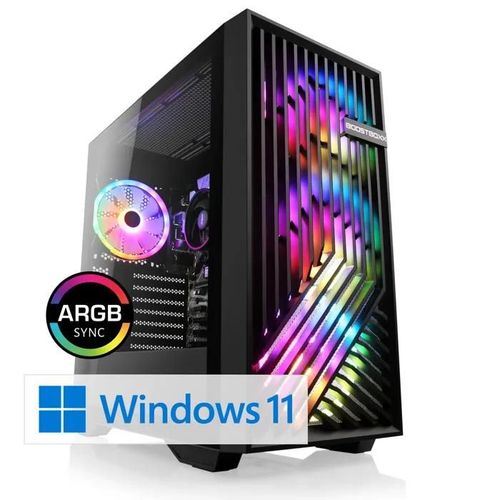 PC de jeu, CSL Computer, M10900H, AMD Ryzen 5 5600G (6x 3900 MHz), AMD Radeon Graphics, Windows 11 Famille