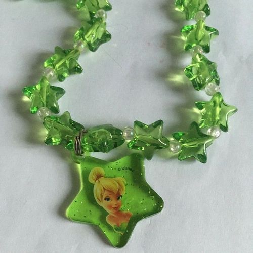 Collier Enfant Fée Clochette Disneyland Paris