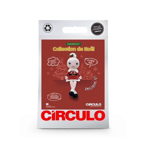 Kit Amigurumi - Mère Noël - Circulo Rouge