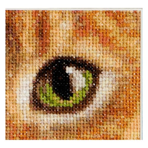 Thea Gouverneur - Kit De Point De Croix Compté - Chats Tiger + Kitty - Aida - 16 Compter - Pour Adultes - 540a