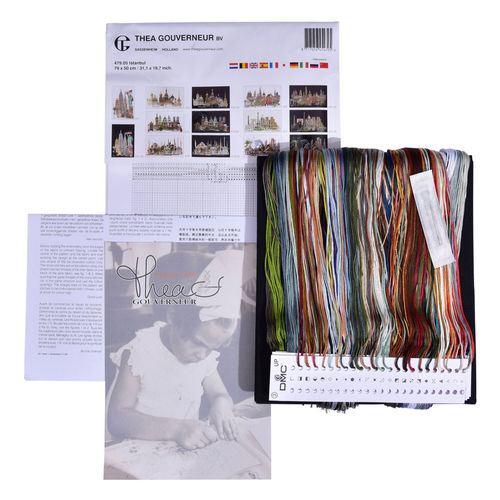 Thea Gouverneur - Kit De Point De Croix Compté - Istanbul - Aida Noir - 18 Compter - Pour Adultes - 479.05