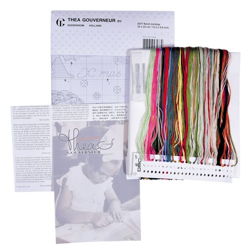 Thea Gouverneur - Kit De Point De Croix Compté - Conception De Noël - Aida - 16 Compter - Pour Adultes - 2077a