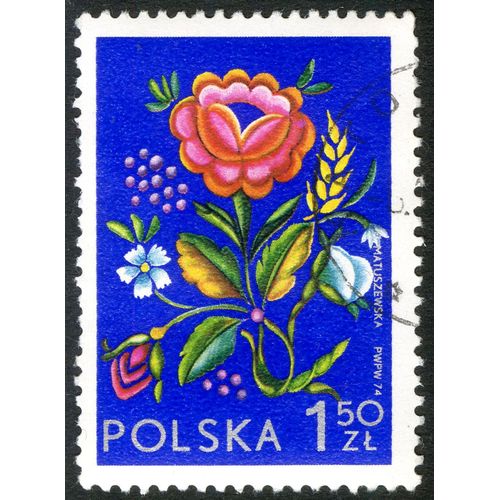 Timbre Oblitéré Polska 1974, Matuszewska, 1.50 Zl