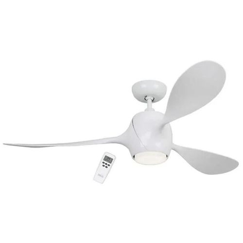Eco Fiore 142 Cm ventilateur de plafond Design blanc avec luminaire Led et télécommande