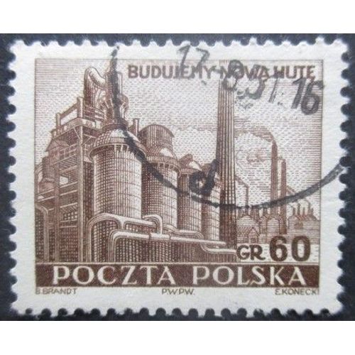 Pologne N°604 Fonderies Lénine Oblitéré