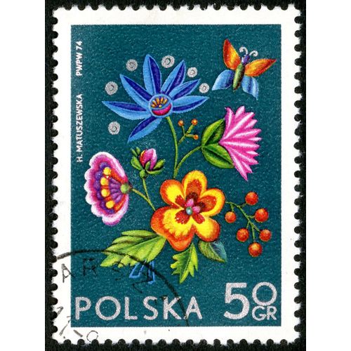 Timbre Oblitéré Polska, Matuszewska, 1974, 50 Gr