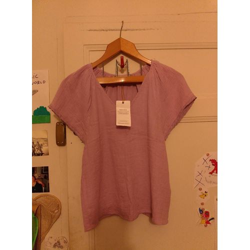 Top Rose Clair 34 Xs Bonobo Neuf.