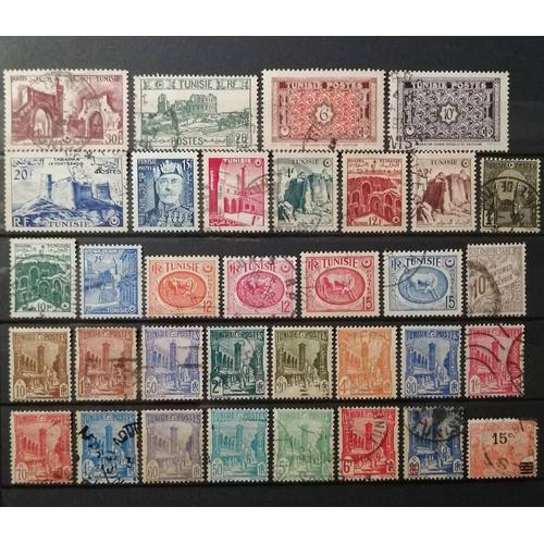 Tunisie Lot De 66 Timbres