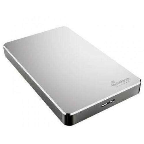 MediaRange MR997 - Disque dur - 2 To - externe (portable) - 2.5" - USB 3.0 - 5400 tours/min - argent