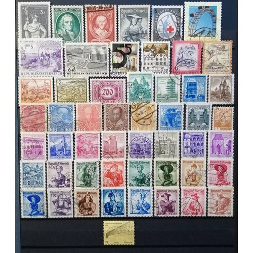 Autriche Lot De 52 Timbres