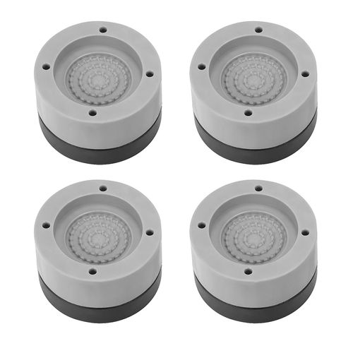 Coussinets Anti-Vibration en caoutchouc, 4 pièces/ensemble, réduction du bruit, support de pied Anti-Vibration pour lave-linge et sèche-linge, hauteur réglable