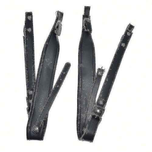 2pcs Réglable En Cuir Accordéon Bandoulières Imperméable À L¿Eau Pour 16-120 Bass Accordéons Pièces De Rechange