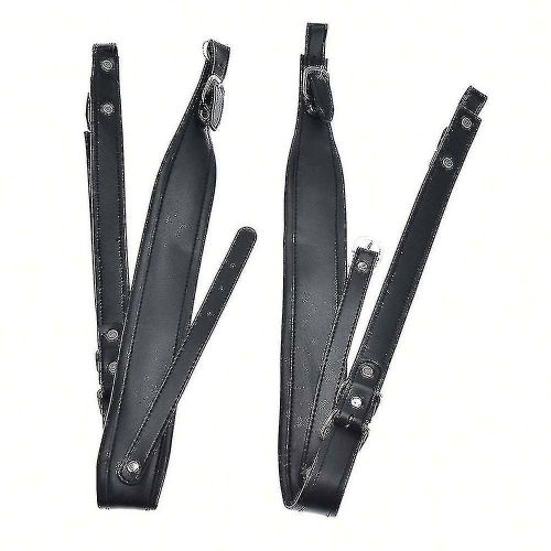 2pcs Réglable En Cuir Accordéon Bretelles Bretelles Imperméables À L¿Eau Pour 16-120 Accordéons Basses Pièces De Rechange Ll