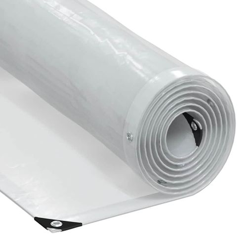 vidaXL Bâche transparente avec oeillets 2x8 m polyéthylène