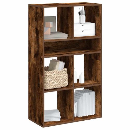 Vidaxl Bibliothèque Chêne Fumé 66x31x112 Cm Bois D'ingénierie
