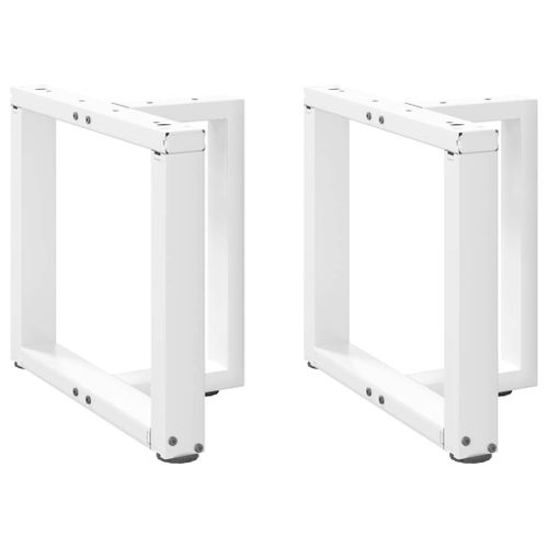 Vidaxl Pieds De Table Basse Forme De T 2 Pcs 50x25x(42-43) Cm Acier