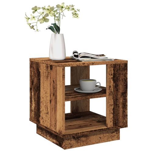 Vidaxl Table Basse Vieux Bois 40x40x43 Cm Bois D'ingénierie
