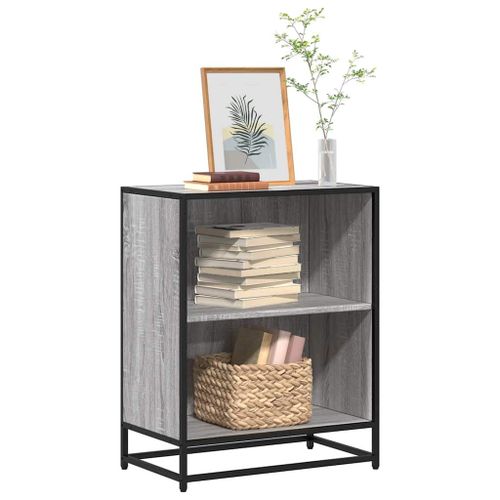 Vidaxl Bibliothèque Sonoma Gris 60x35x76 Cm Bois D'ingénierie