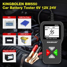 Bm550 Voiture Électrique 6v12v24v Multifonction Smart Digital Display Logiciel De Test Professionnel