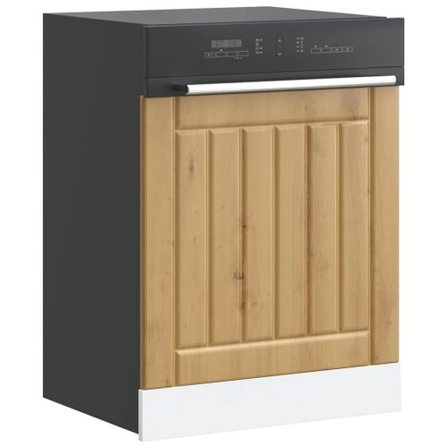 Vidaxl Panneau De Lave-Vaisselle Lucca Chêne Artisanal Bois Ingénierie