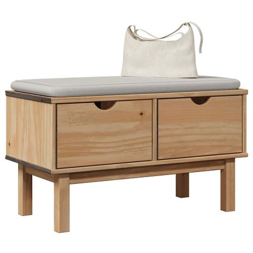 Vidaxl Banc De Couloir Otta 80x40x45 Cm Bois De Pin Massif