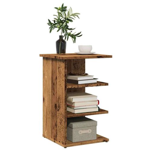 Vidaxl Buffet Vieux Bois 35x35x55 Cm Bois D'ingénierie