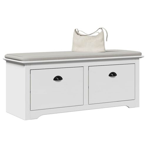 Vidaxl Banc De Couloir Bodo Blanc 114x40x45 Cm