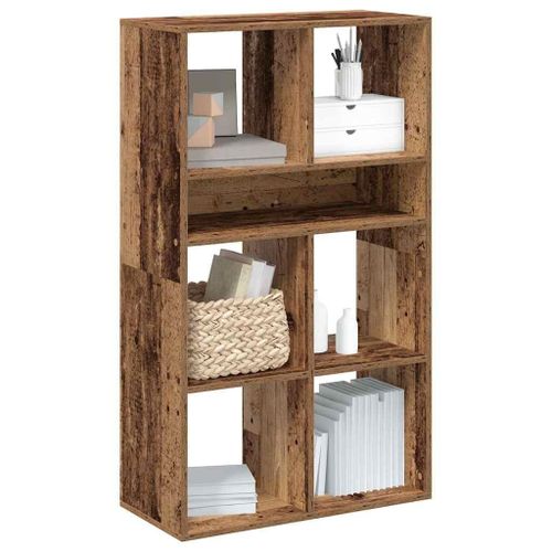 Vidaxl Bibliothèque Vieux Bois 66x31x112 Cm Bois D'ingénierie