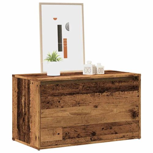 Vidaxl Banc D'entrée 80x40x45 Cm Vieux Bois Bois D'ingénierie