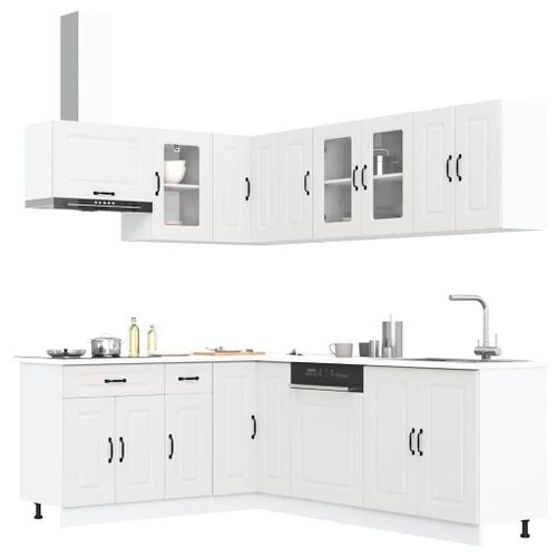 Vidaxl Ensemble D'armoires De Cuisine 11 Pcs Kalmar Bois D'ingénierie
