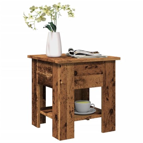 Vidaxl Table Basse Vieux Bois 40x40x42 Cm Bois D'ingénierie