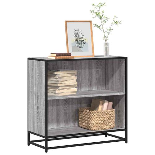 Vidaxl Bibliothèque Sonoma Gris 80,5x35x76 Cm Bois D'ingénierie