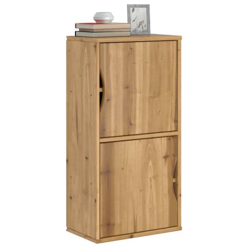 Vidaxl Armoire Latérale Odda 40x24x79 Cm Bois Massif Pin
