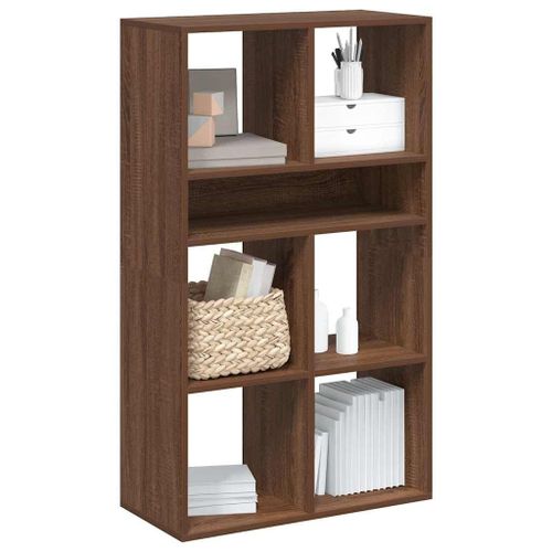 Vidaxl Bibliothèque Chêne Marron 66x31x112 Cm Bois D'ingénierie