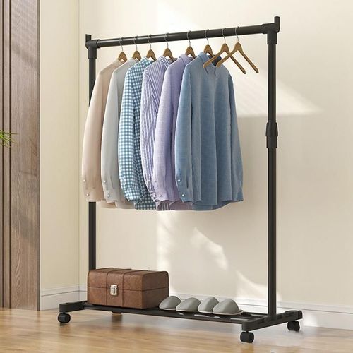 Cintre Télescopique Mobile Pour Vêtements T1,Support De Rangement Au Sol,Armoire À Chapeaux,Boîte De Rangement,Meubles De Chambre À Coucher,Manteau Avec Roue