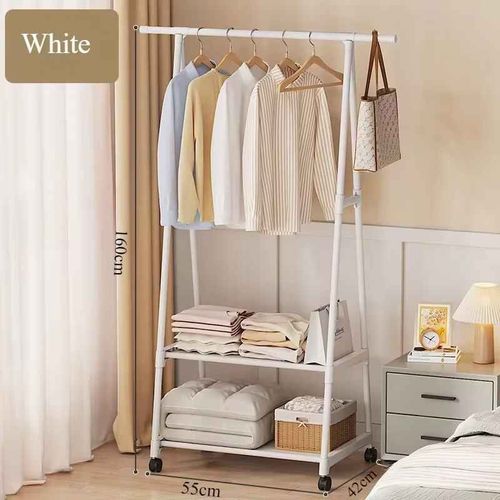 Cintres à Poulie Triangulaire T1 avec Roues pour Vêtements,Meubles de Salon et de Chambre à Coucher - Type White Triangle