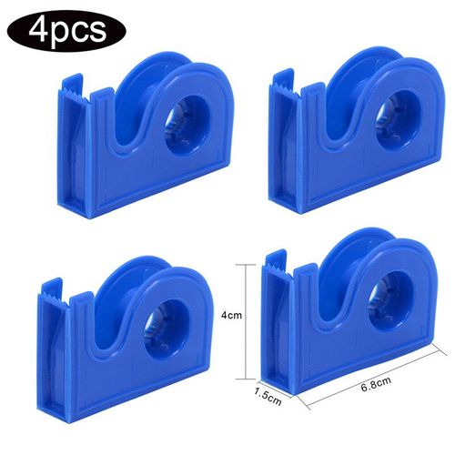 Kekelala-Rouleaux De Bandes D'extension De Cils Colorées,Coupe-Ruban Adhésif Respirant Médical Doux,Outils De Maquillage Pour Faux Cils,4 Rouleaux - Type 4pcs Tape Cutters