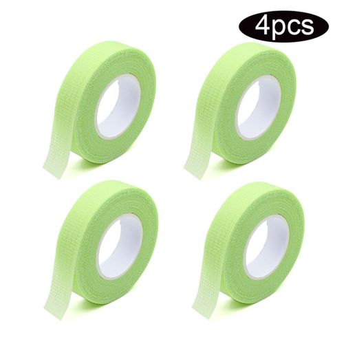 Kekelala-Rouleaux De Bandes D'extension De Cils Colorées,Coupe-Ruban Adhésif Respirant Médical Doux,Outils De Maquillage Pour Faux Cils,4 Rouleaux - Type 4pcs Green