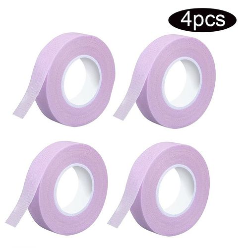 Kekelala-Rouleaux De Bandes D'extension De Cils Colorées,Coupe-Ruban Adhésif Respirant Médical Doux,Outils De Maquillage Pour Faux Cils,4 Rouleaux - Type 4pcs Purple