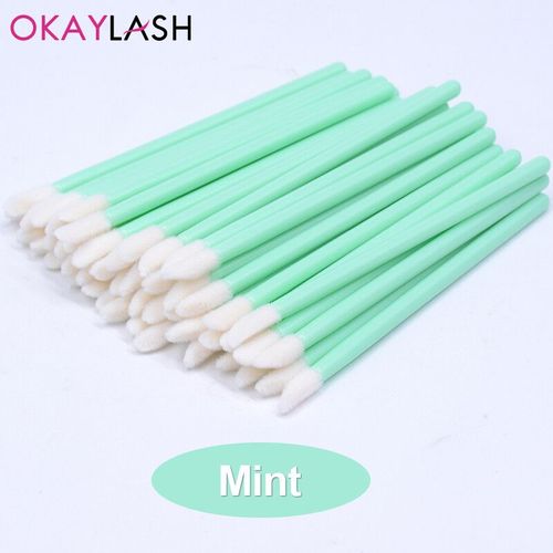 Okaylash-Pinceaux D'extension De Cils À Paillettes De Poulet,Applicateur De Brillant,Nettoyant Brillant,Outils De Maquillage,Livres,Cristal Micro Jules - Type Green