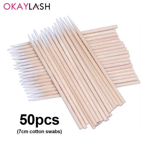 Okaylash-Pinceaux D'extension De Cils À Paillettes De Poulet,Applicateur De Brillant,Nettoyant Brillant,Outils De Maquillage,Livres,Cristal Micro Jules - Type Wooden