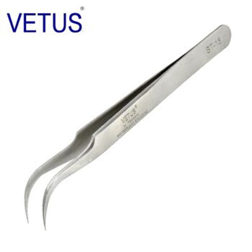 Vetus-Pince À Épiler Premium Pour Extensions De Cils,Pointe Ultra Fine Améliorée,Série Mcs,3d,6d - Type St-15