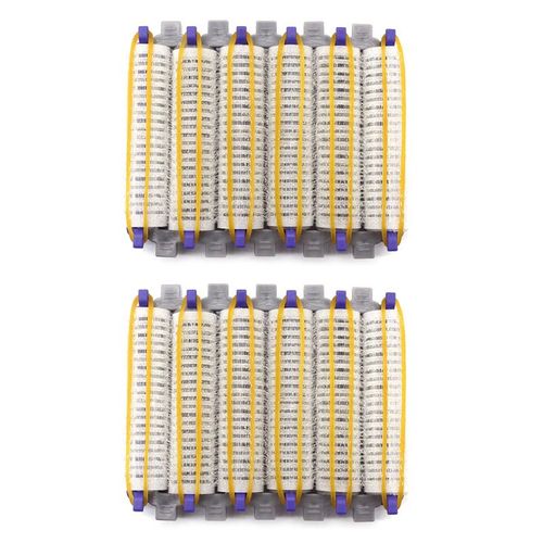 Ad-Ensemble De Rouleaux À Cheveux En Nylon De Petite Taille, Crochet Et Boucle, Tiges De Permanente De Racine De Cheveux, Bigoudis De Barres, Clips Et Élastiques, Ensemble De Salon, 48 Pièces 