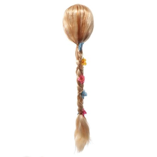 Accessoires De Costume De Cosplay De Fête D'halloween Pour Filles,Anna,Elsa,Tresse De Perruque,Couronne De Princesse,Gants,Baguette Magique,Collier,Ensemble De Bijoux #B