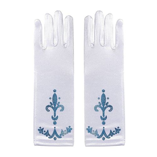 Accessoires De Costume De Cosplay De Fête D'halloween Pour Filles,Anna,Elsa,Tresse De Perruque,Couronne De Princesse,Gants,Baguette Magique,Collier,Ensemble De Bijoux #K