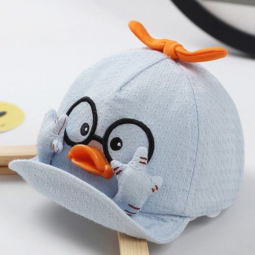 Casquettes De Baseball En Maille Pour Enfants,Joli Chapeau En Coton De Canard De Dessin,Pare-Soleil D'extérieur Pour Bébé,Vêtements De Sauna Pour Filles Et Garçons,1 M-10m,2 Styles,Été #A