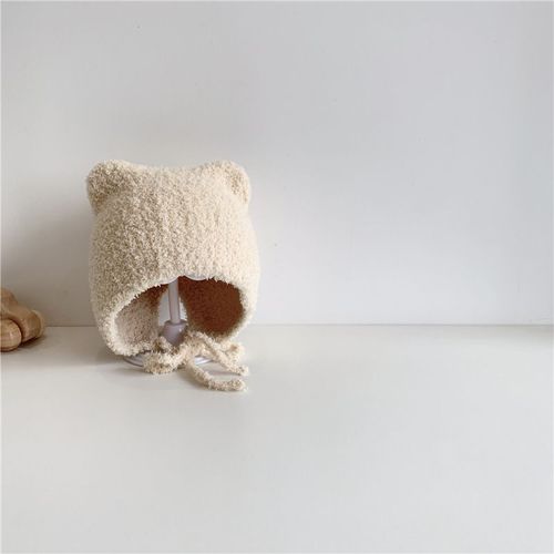 Bonnet Avec Ulpour Bébés Garçons Et Filles,Casquettes Solides Pour Tout-Petits,Bonnet Chaud Pour Enfants,Chapeau D'extérieur Coréen,Automne Et Hiver - Type C-3-24m