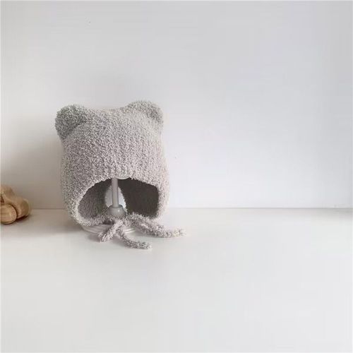 Bonnet Avec Ulpour Bébés Garçons Et Filles,Casquettes Solides Pour Tout-Petits,Bonnet Chaud Pour Enfants,Chapeau D'extérieur Coréen,Automne Et Hiver - Type E-3-24m