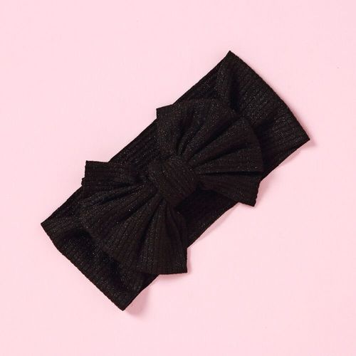 Bandes De Sauna Élastiques Pour Bébé Avec N?Ud En Tricot,Turban Doux Pour Enfants,Accessoires Pour Cheveux Pour Bébé Fille,Nouvelles Couleurs,1pc - Type 9674-15