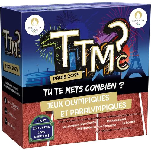 Ttmc Edition Jeux Olympiques Et Paralympiques Paris 2024-Jeu De Société-Ambiance-Quiz Culture Générale & Sport-Jeux Olympiques-De 2 À 16 Joueurs-Soirées Entre Amis